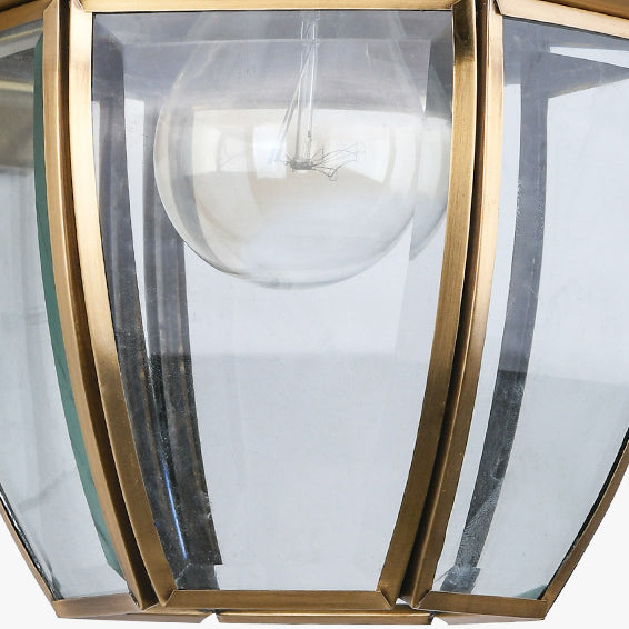 Nordic Dome Copper Glass 1-Light Wall Sconce Lamp