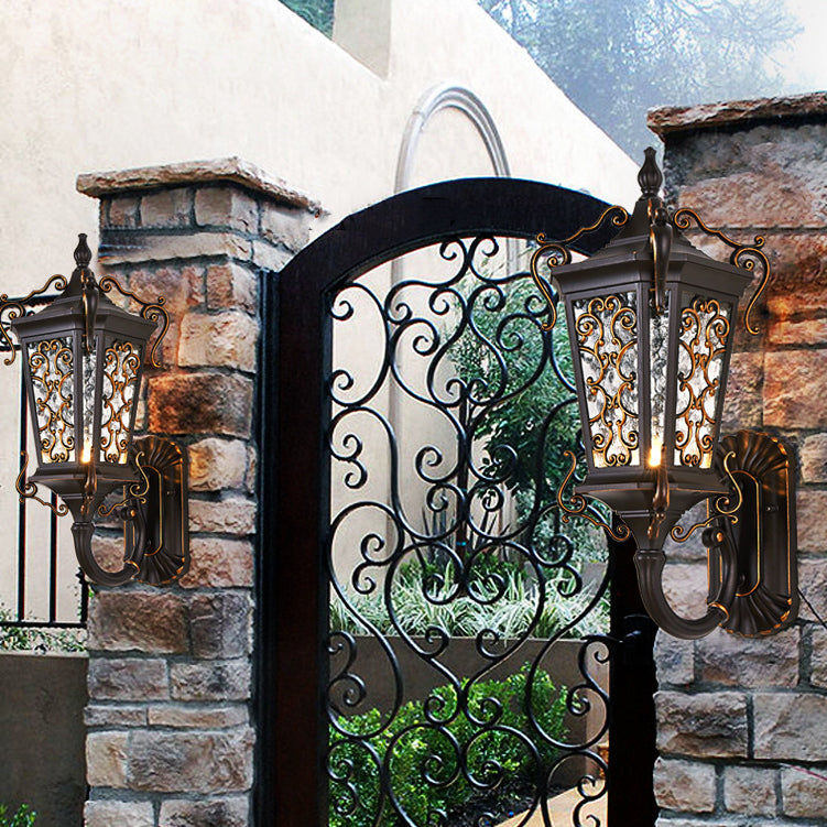 Scandinavian Aluminum Glass 1-Light Wall Sconce Lamp