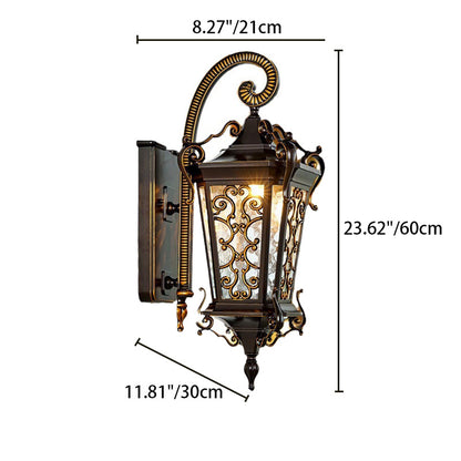Scandinavian Aluminum Glass 1-Light Wall Sconce Lamp
