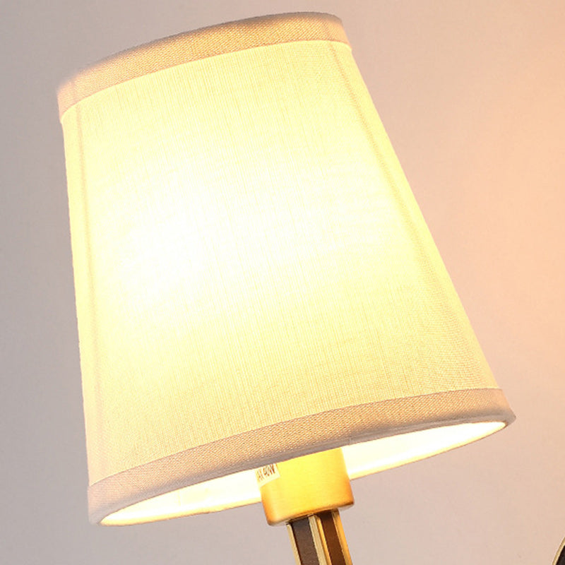 Cylinder Copper Glass 1/2 Light Wall Sconce Lamp