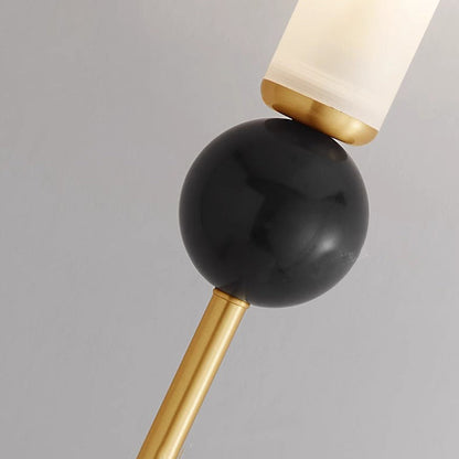 Nordic Cylinder Copper Marble 1-Light Wall Sconce Lamp