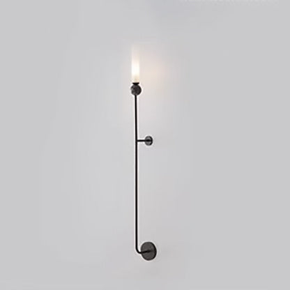 Nordic Cylinder Copper Marble 1-Light Wall Sconce Lamp
