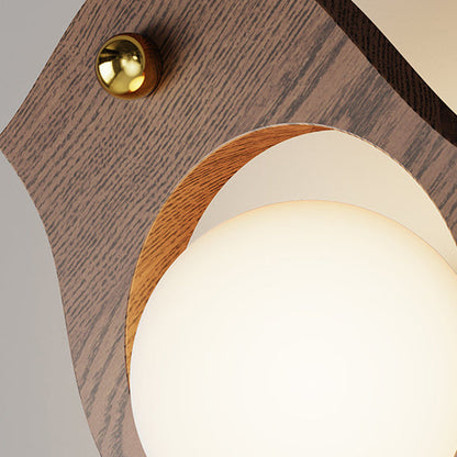 Creative Animal Solid Wood Plastic LED Wall Sconce Lamp