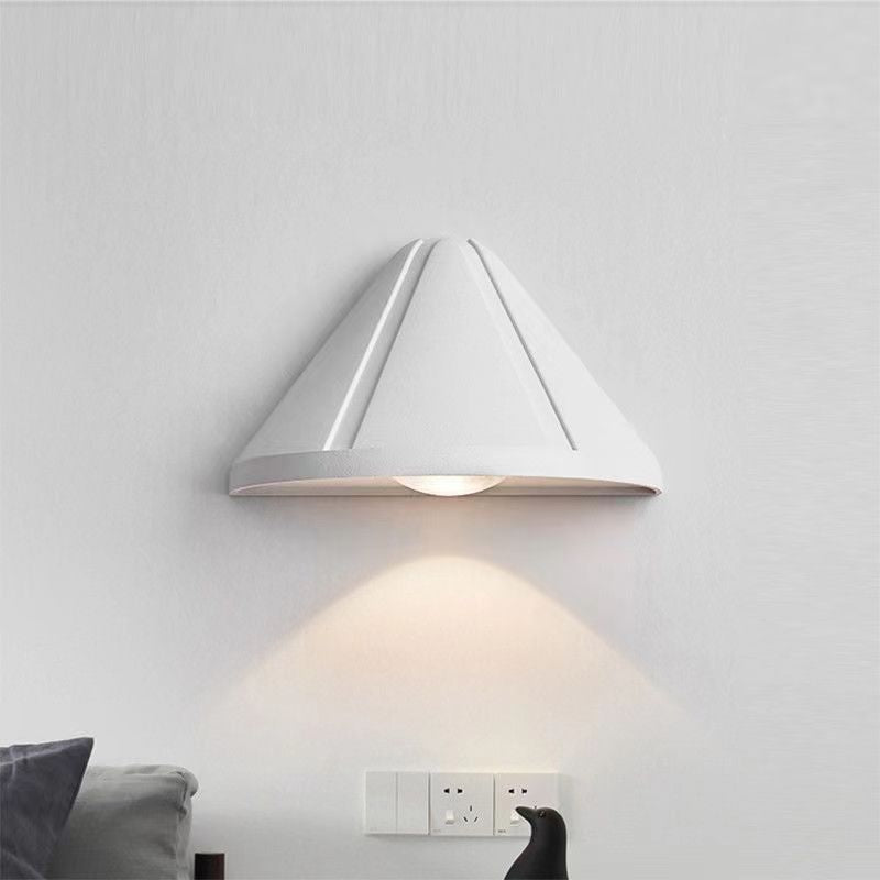 Simplicity Cone Aluminum Optical Lens LED Wall Sconce Lamp