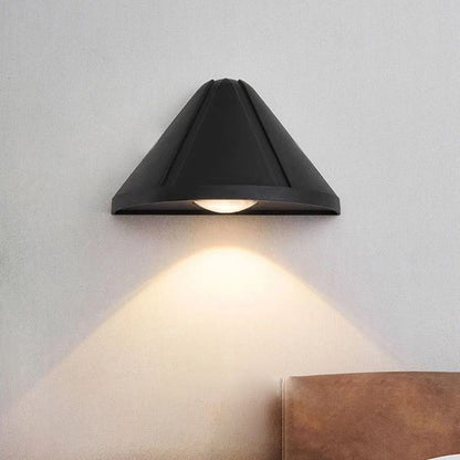 Simplicity Cone Aluminum Optical Lens LED Wall Sconce Lamp