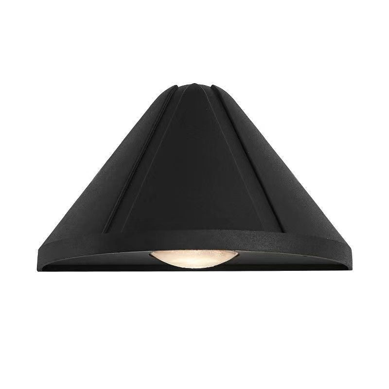 Simplicity Cone Aluminum Optical Lens LED Wall Sconce Lamp