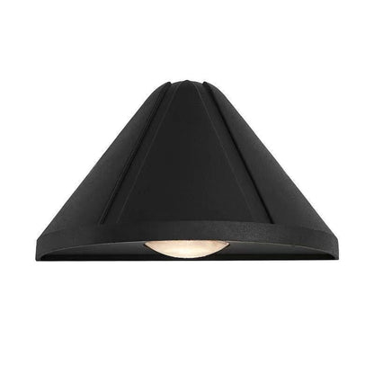 Simplicity Cone Aluminum Optical Lens LED Wall Sconce Lamp