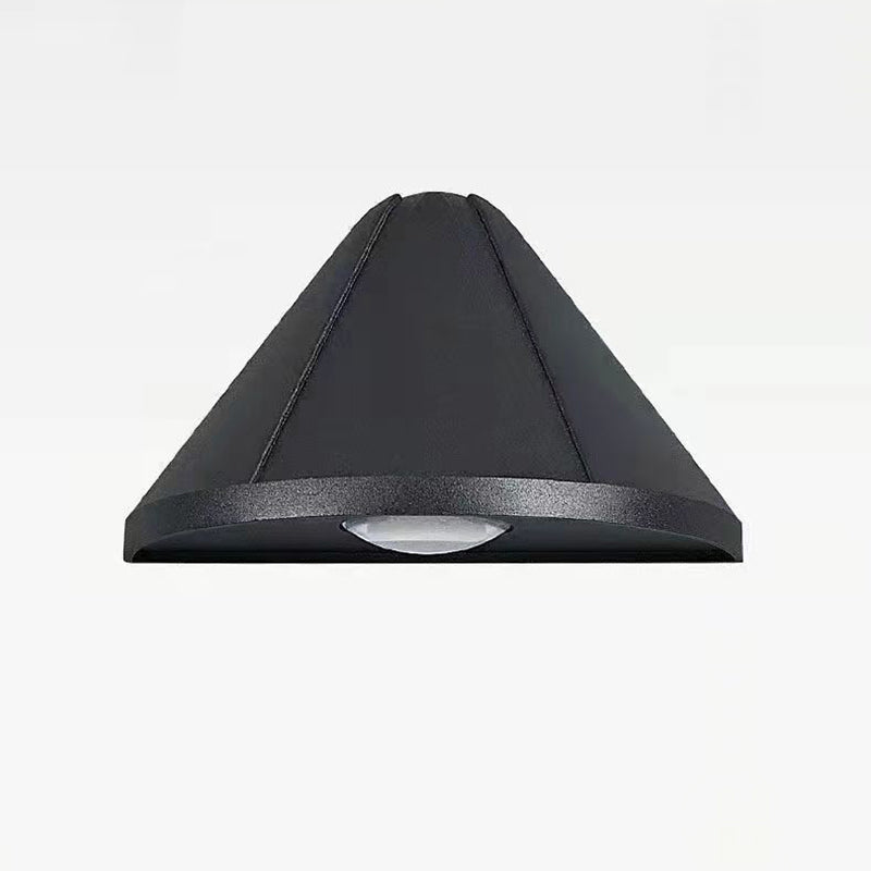 Simplicity Cone Aluminum Optical Lens LED Wall Sconce Lamp