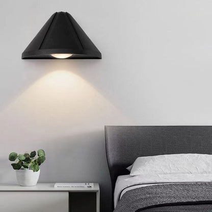 Simplicity Cone Aluminum Optical Lens LED Wall Sconce Lamp