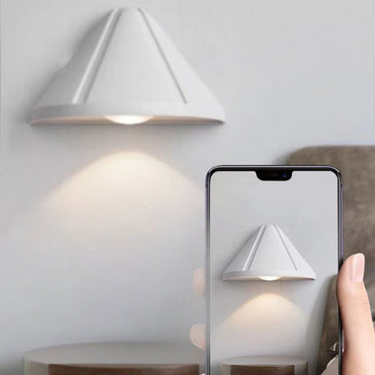 Simplicity Cone Aluminum Optical Lens LED Wall Sconce Lamp