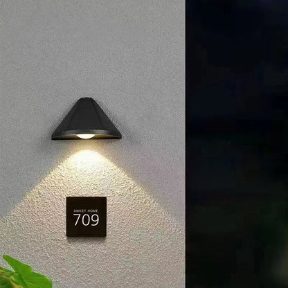 Simplicity Cone Aluminum Optical Lens LED Wall Sconce Lamp