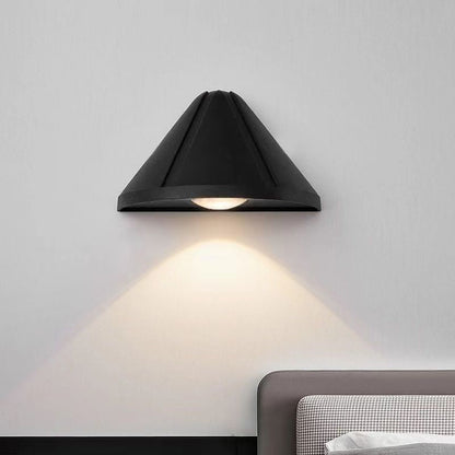 Simplicity Cone Aluminum Optical Lens LED Wall Sconce Lamp