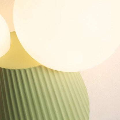 Creative Cactus Cylinder Resin PE 2-Light Wall Sconce Lamp