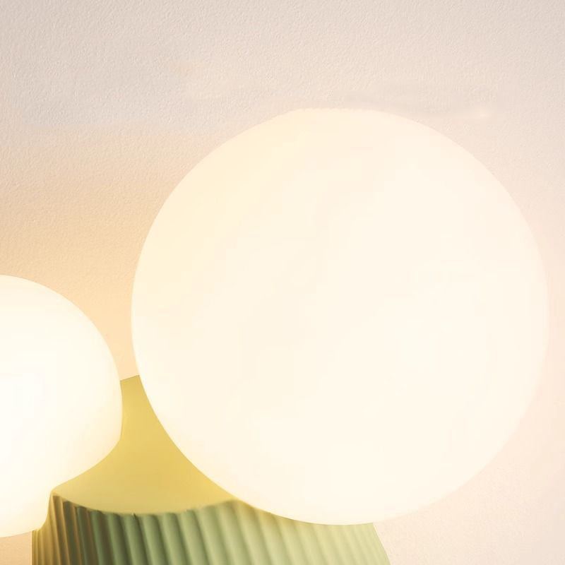 Creative Cactus Cylinder Resin PE 2-Light Wall Sconce Lamp