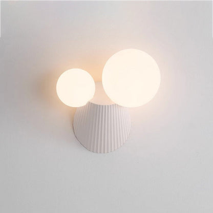 Creative Cactus Cylinder Resin PE 2-Light Wall Sconce Lamp