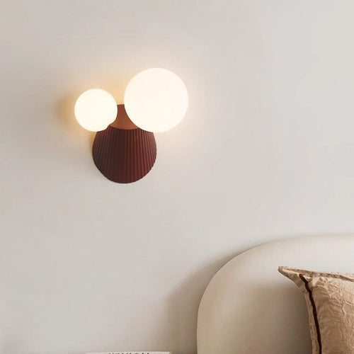 Creative Cactus Cylinder Resin PE 2-Light Wall Sconce Lamp