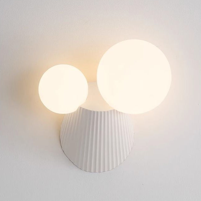 Creative Cactus Cylinder Resin PE 2-Light Wall Sconce Lamp