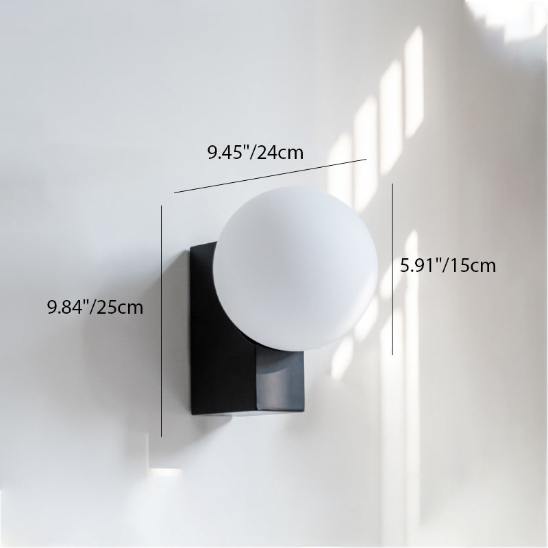 Simplicity Rectangular Iron Glass 1-Light Wall Sconce Lamp