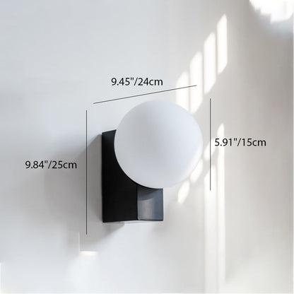 Simplicity Rectangular Iron Glass 1-Light Wall Sconce Lamp