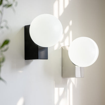 Simplicity Rectangular Iron Glass 1-Light Wall Sconce Lamp
