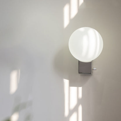 Simplicity Rectangular Iron Glass 1-Light Wall Sconce Lamp
