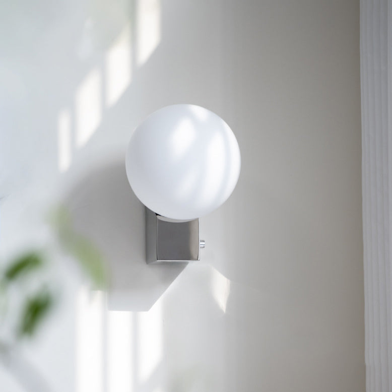 Simplicity Rectangular Iron Glass 1-Light Wall Sconce Lamp