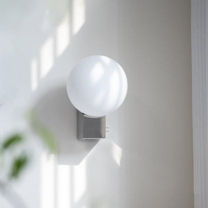 Simplicity Rectangular Iron Glass 1-Light Wall Sconce Lamp