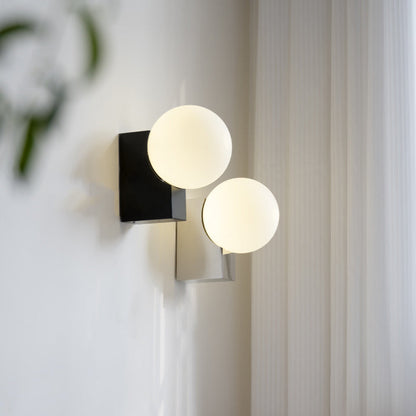 Simplicity Rectangular Iron Glass 1-Light Wall Sconce Lamp