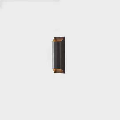 Modern Luxury Rectangular Copper 2-Light Wall Sconce Lamp