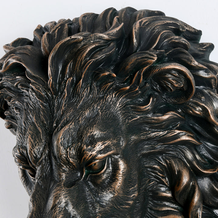 Lion Water Drop Resin Crystal 1-Light Wall Sconce Lamp