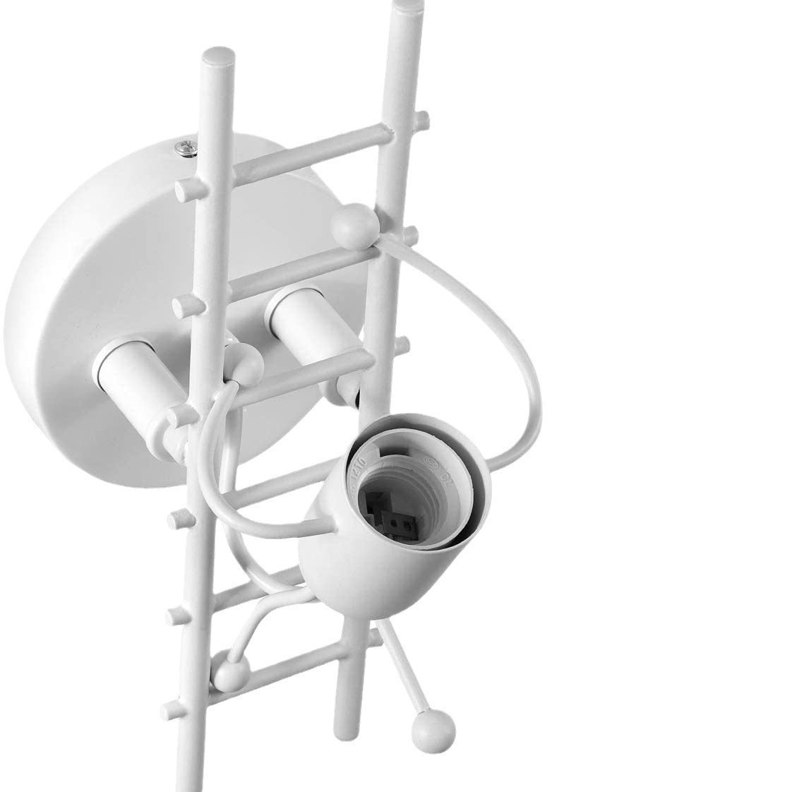 Creative Matchmaker Staircase Iron 1-Light Wall Sconce Lamp