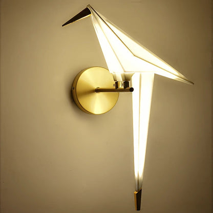 Creative Bird Iron Acrylic LED Wall Sconce Lamp