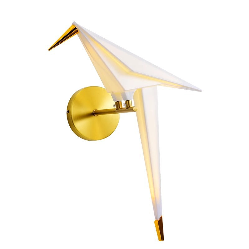 Creative Bird Iron Acrylic LED Wall Sconce Lamp