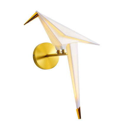 Creative Bird Iron Acrylic LED Wall Sconce Lamp
