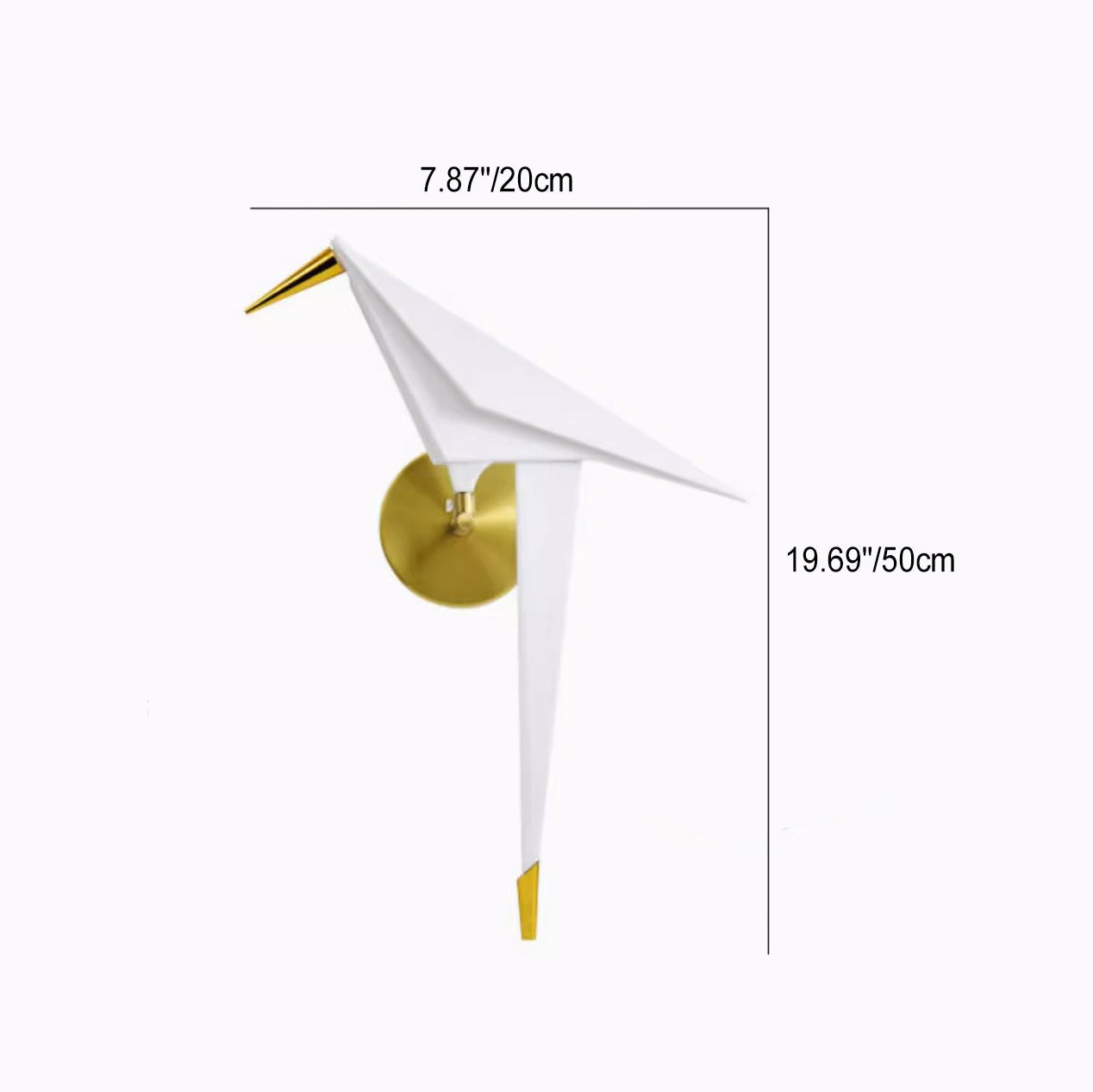 Creative Bird Iron Acrylic LED Wall Sconce Lamp