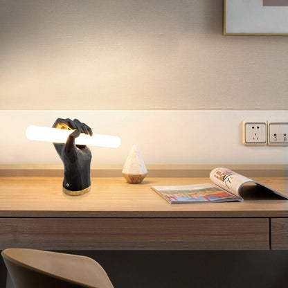 Creative Palm Resin Acrylic LED Wall Sconce Lamp