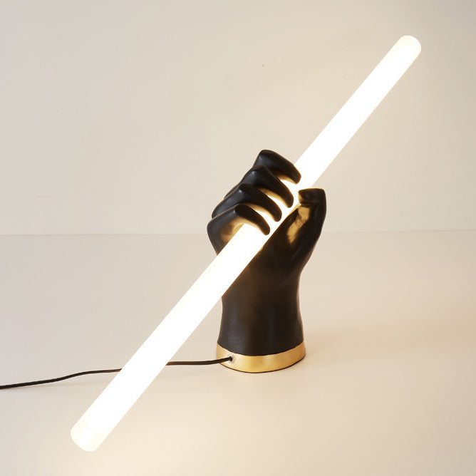 Creative Palm Resin Acrylic LED Wall Sconce Lamp