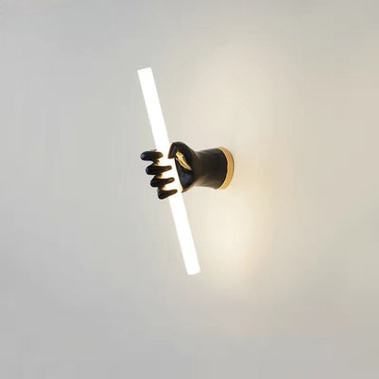 Creative Palm Resin Acrylic LED Wall Sconce Lamp
