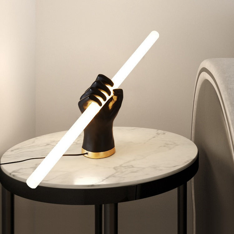 Creative Palm Resin Acrylic LED Wall Sconce Lamp