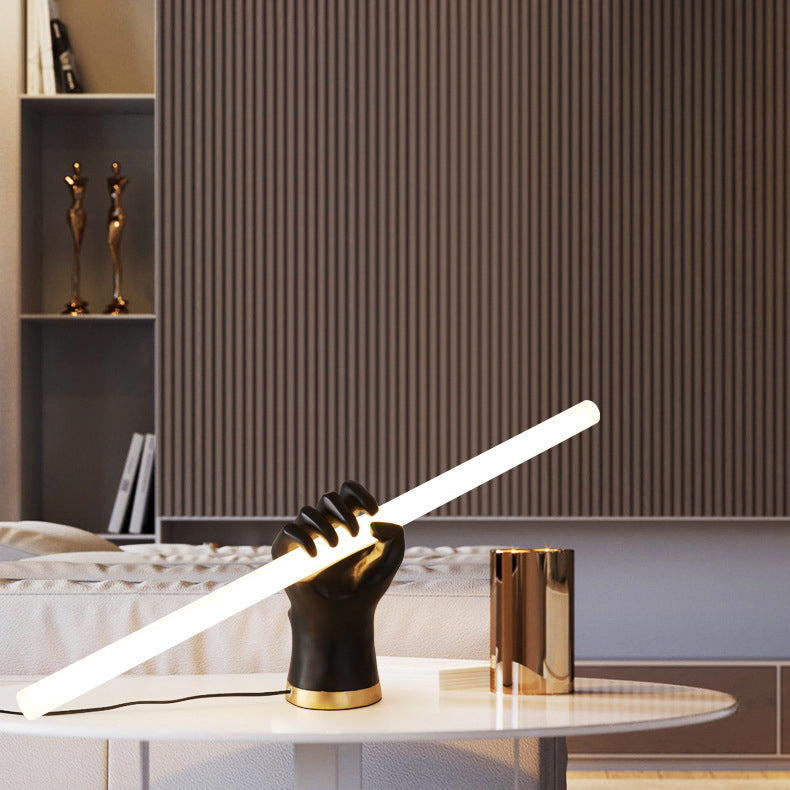 Creative Palm Resin Acrylic LED Wall Sconce Lamp