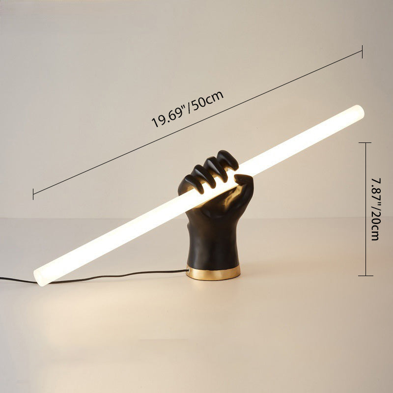 Creative Palm Resin Acrylic LED Wall Sconce Lamp