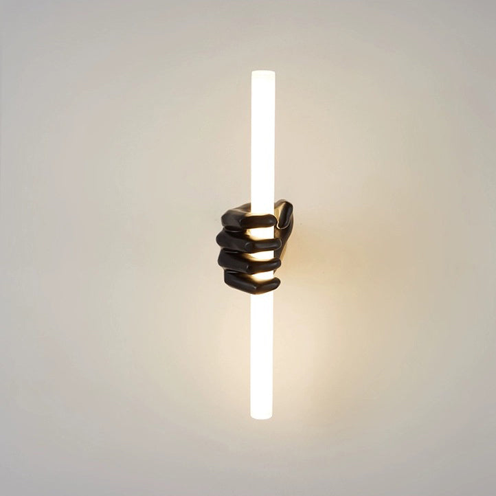 Creative Palm Resin Acrylic LED Wall Sconce Lamp