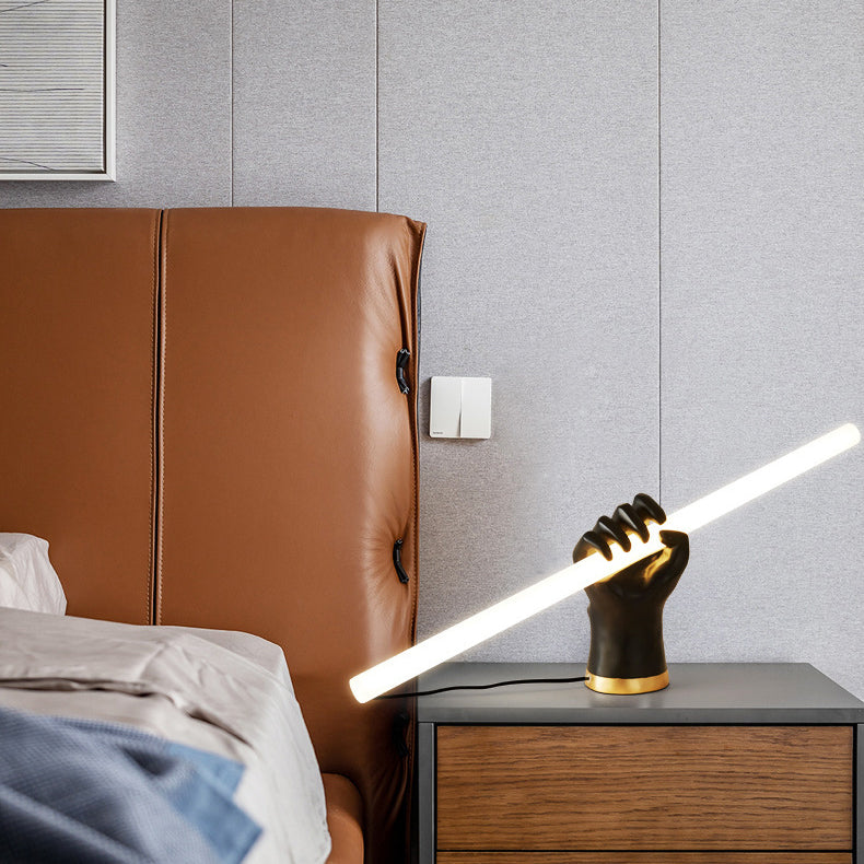 Creative Palm Resin Acrylic LED Wall Sconce Lamp