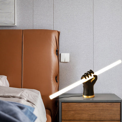 Creative Palm Resin Acrylic LED Wall Sconce Lamp