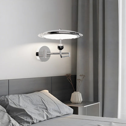 Simplicity Flying Saucer Metal Acrylic LED Wall Sconce Lamp
