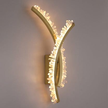 Deco Design Crystal Stainless Steel LED Wall Sconce Lamp