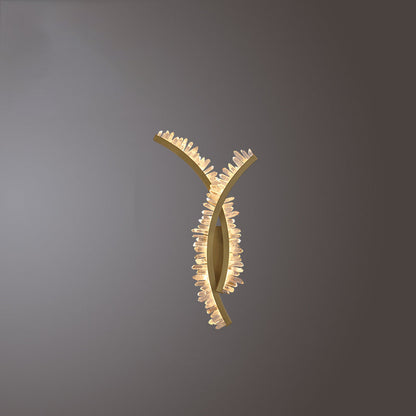 Deco Design Crystal Stainless Steel LED Wall Sconce Lamp
