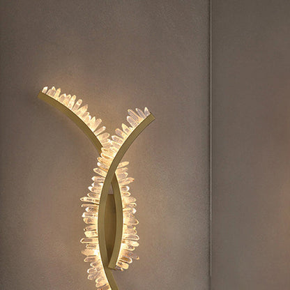 Deco Design Crystal Stainless Steel LED Wall Sconce Lamp