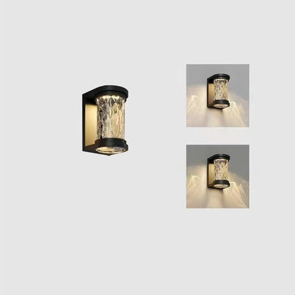Waterproof Stainless Steel Crystal LED Wall Sconce Lamp