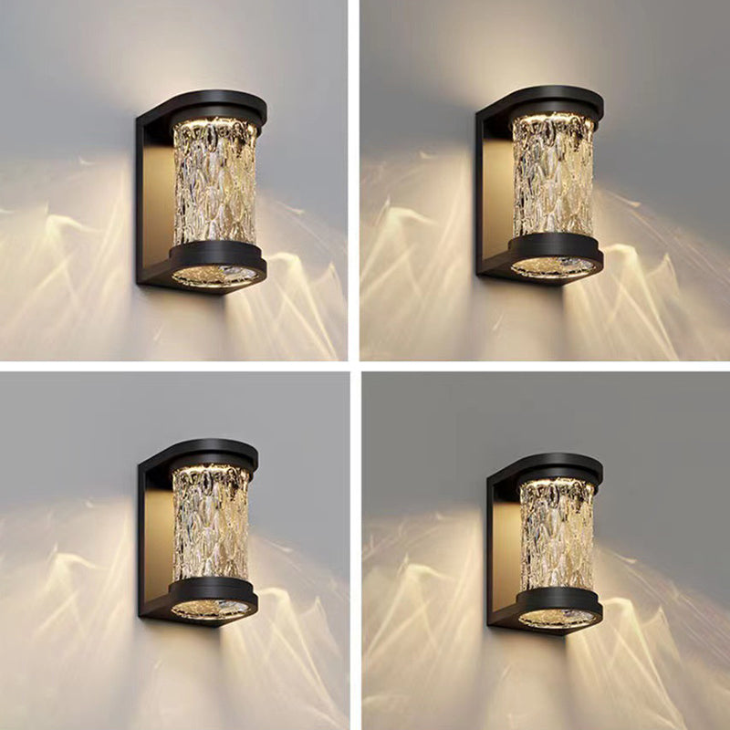 Waterproof Stainless Steel Crystal LED Wall Sconce Lamp